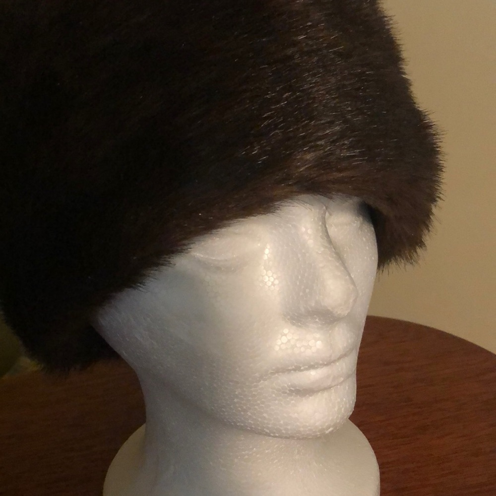Women’s faux Mink  fur hat